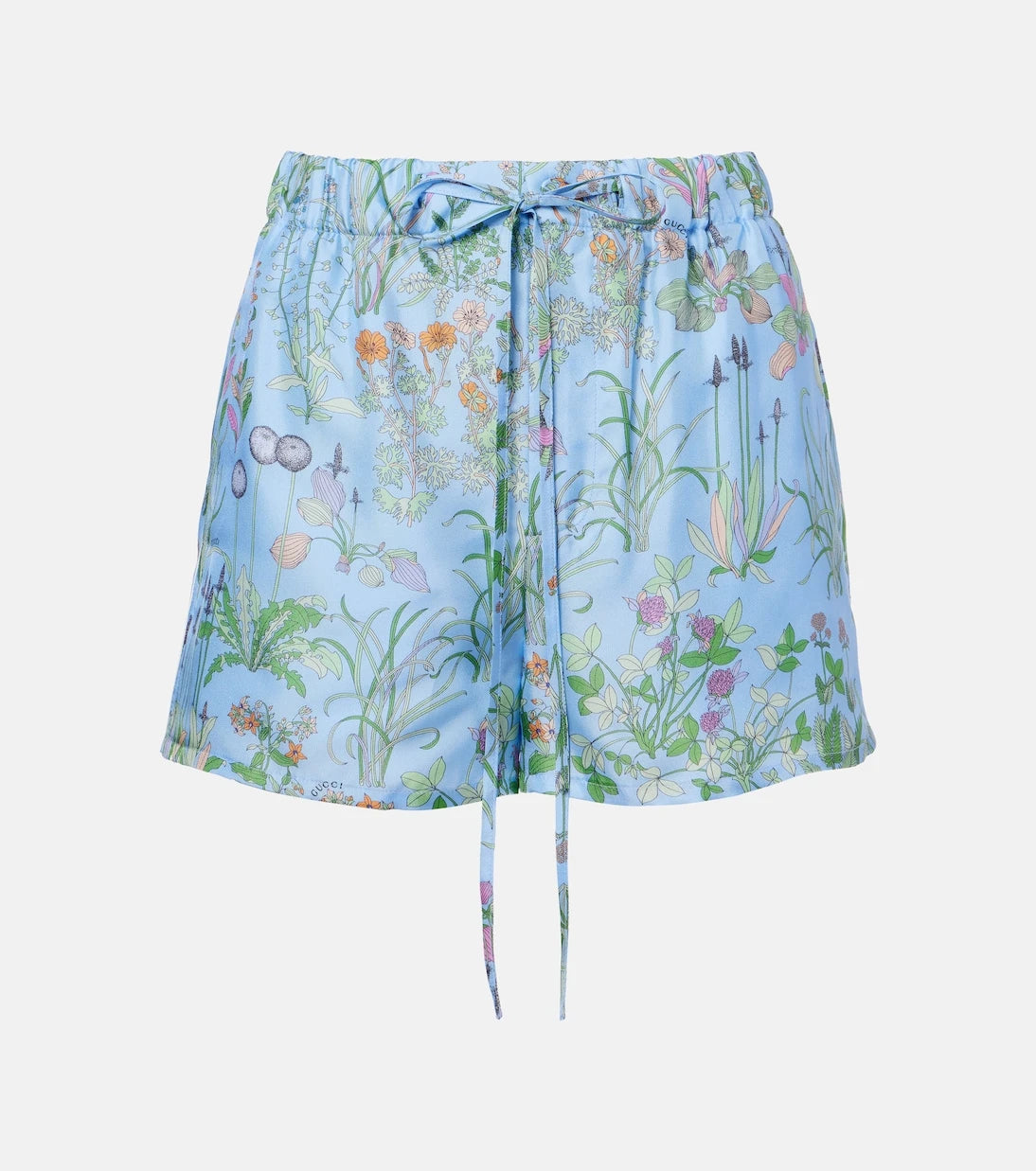 Gucci - Floral silk satin shorts