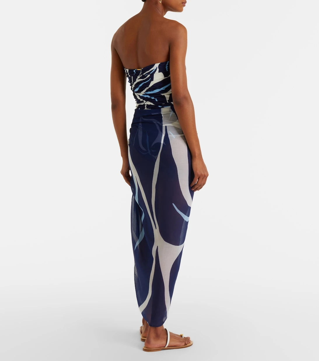 Cala de la Cruz - Luana printed beach cover-up