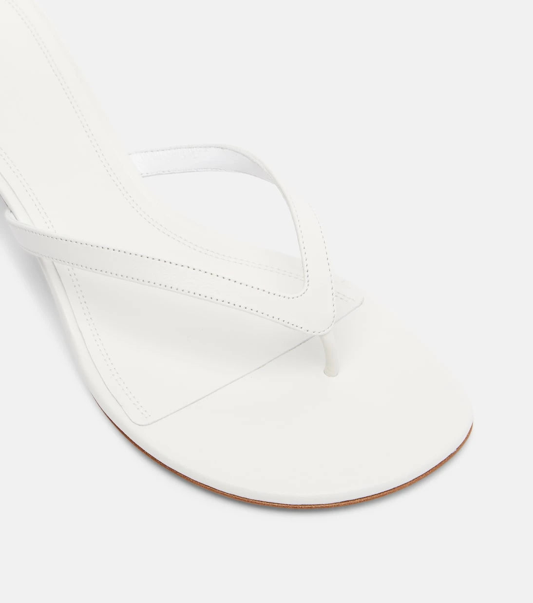 Amina Muaddi - Juliette leather thong sandals