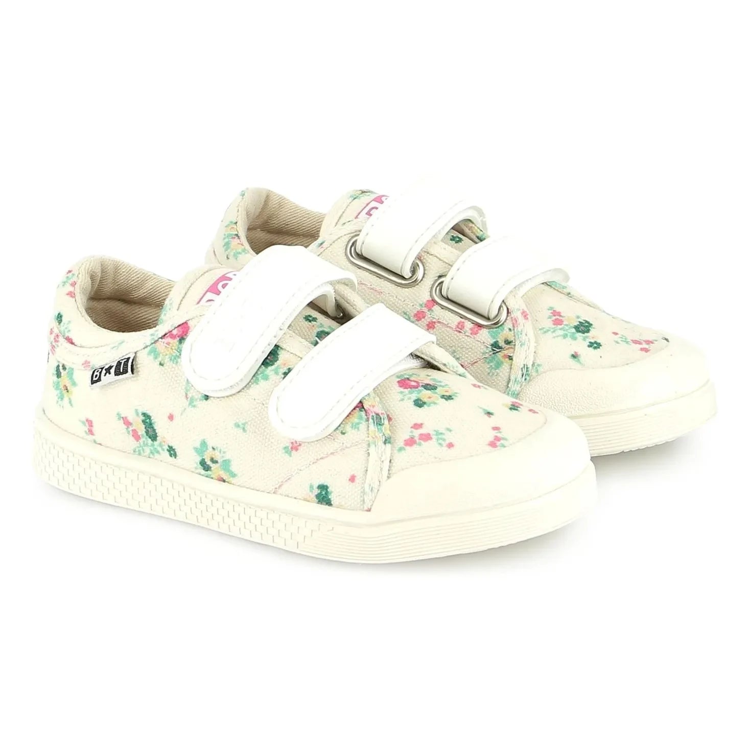 Bonton - Flowery Izy Scratch Sneakers | Ecru