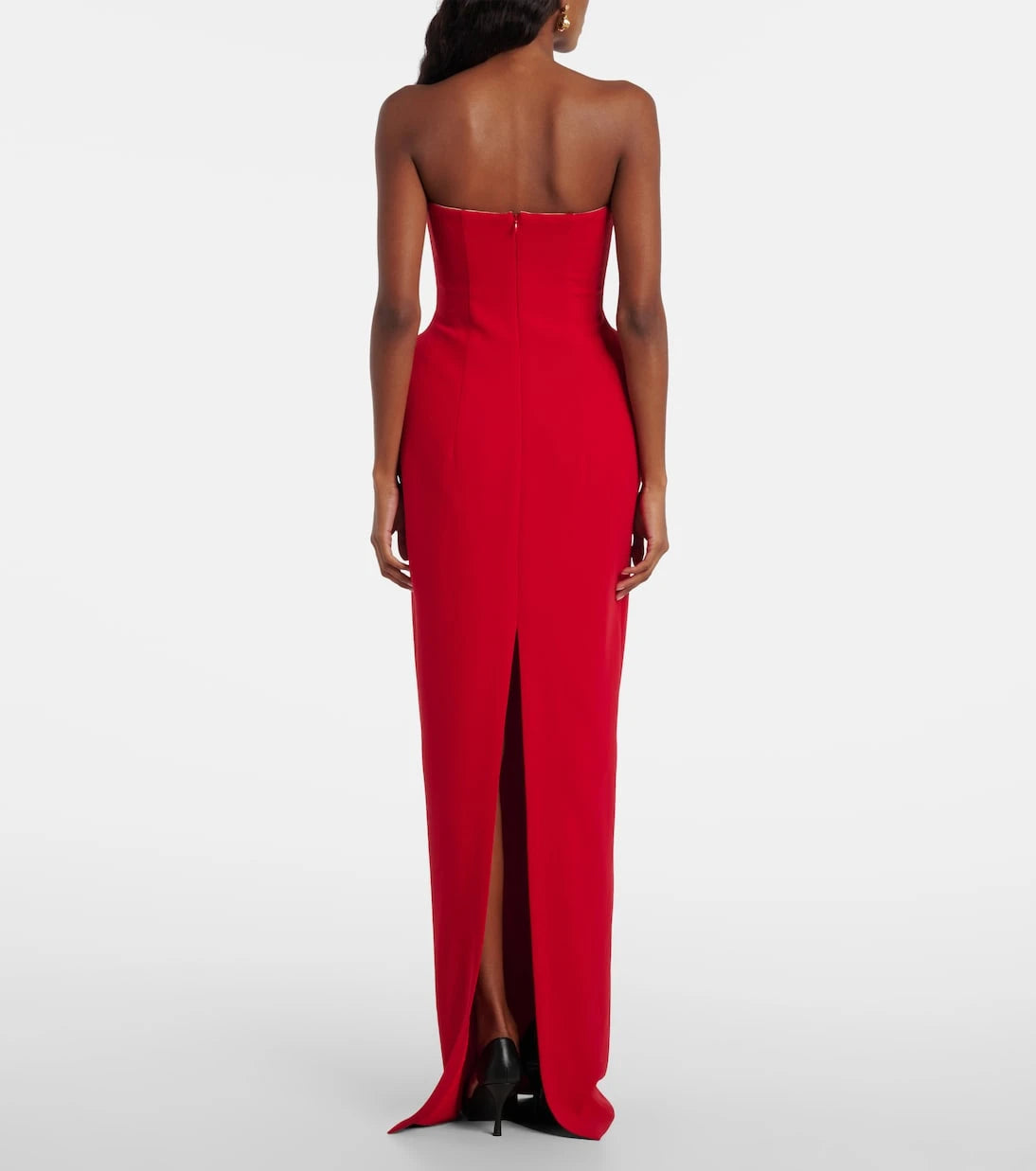 Magda Butrym - Wool-blend bustier gown