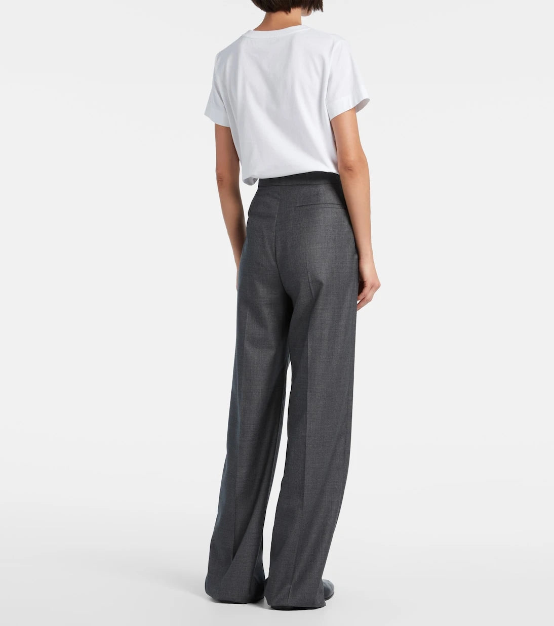 Givenchy - High-rise wool straight pants