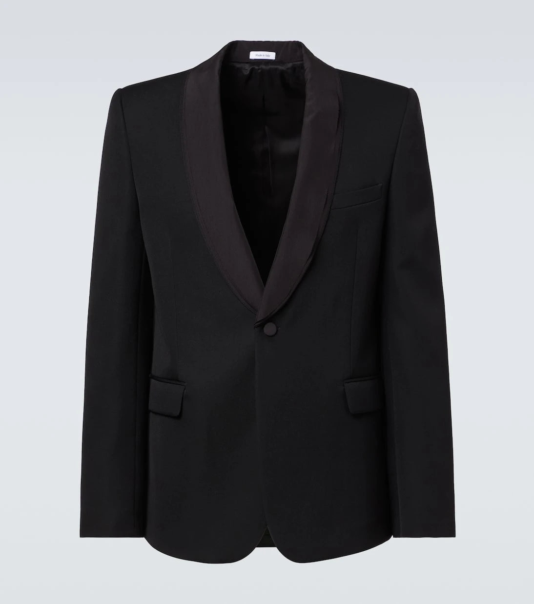 McQueen - Virgin wool tuxedo jacket
