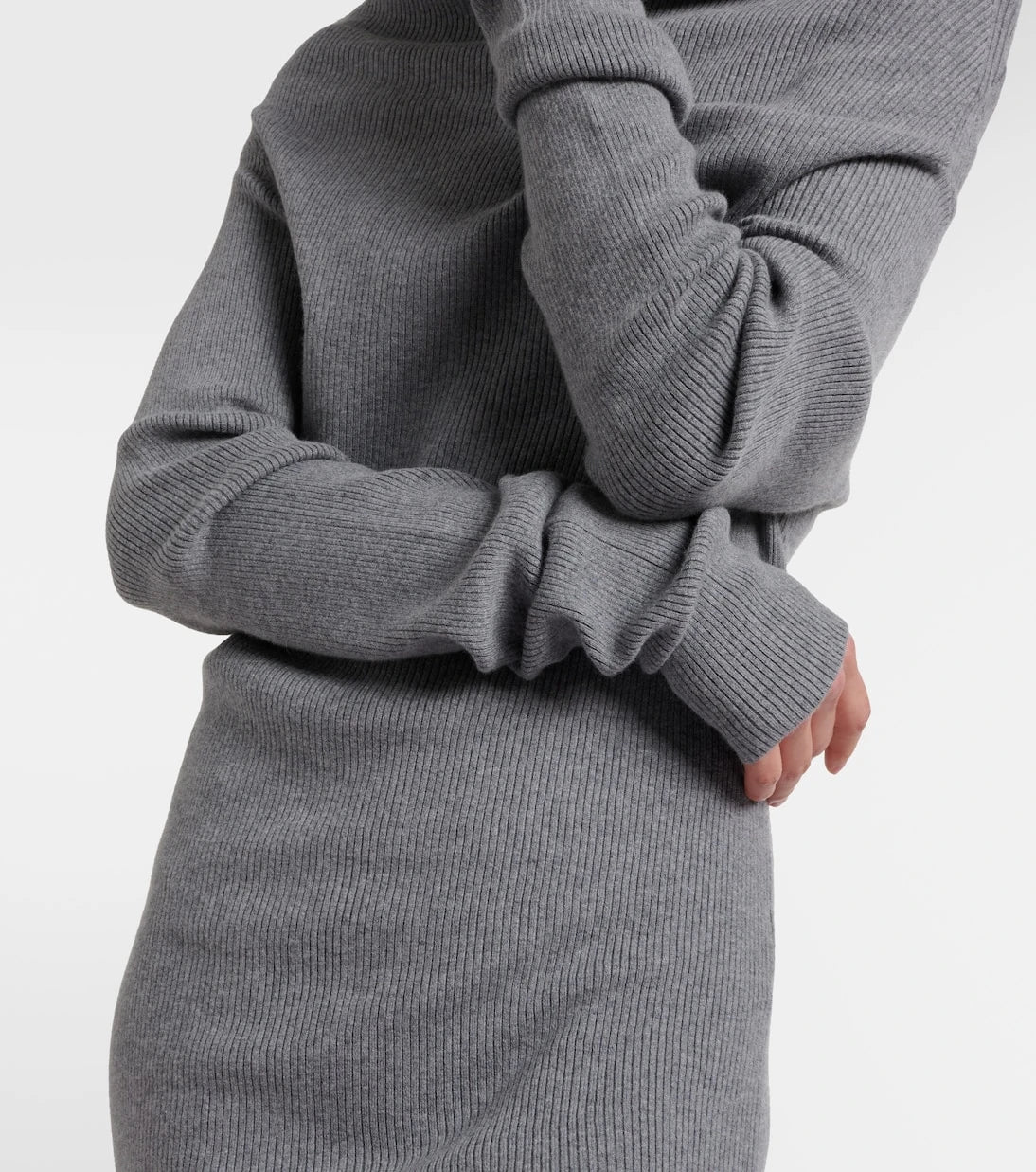 Lisa Yang - Aige cotton and cashmere minidress