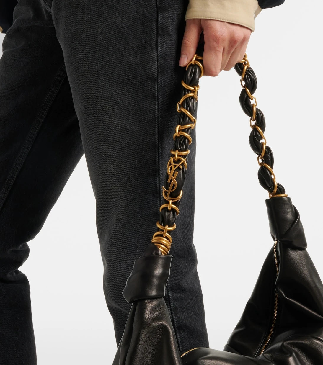 Saint Laurent - Amalia Cassandre leather shoulder bag