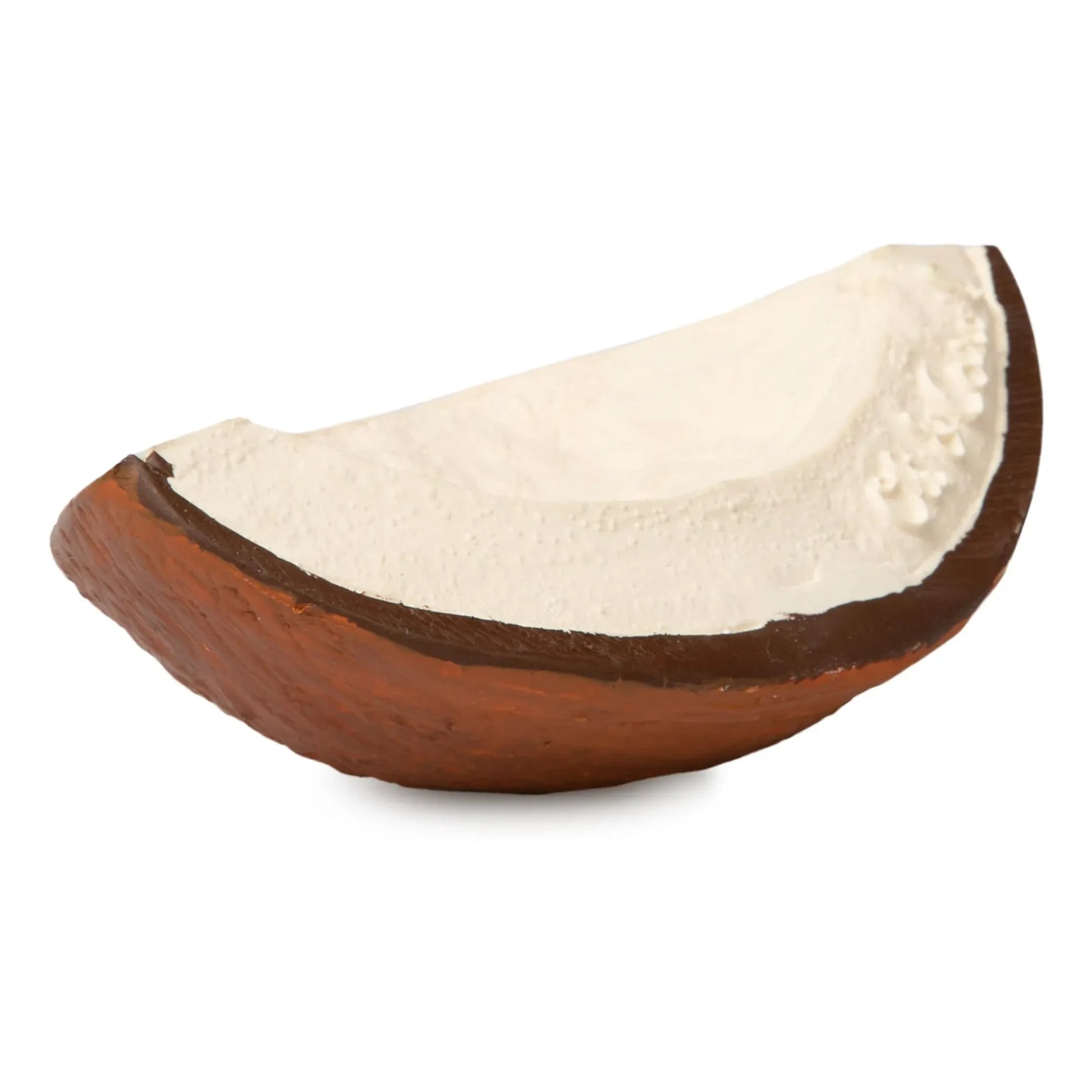 Oli & Carol - Coco the Coconut Teething Ring | White