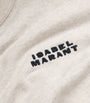 Ivory Cotton-Blend Shad Logo Sweatshirt