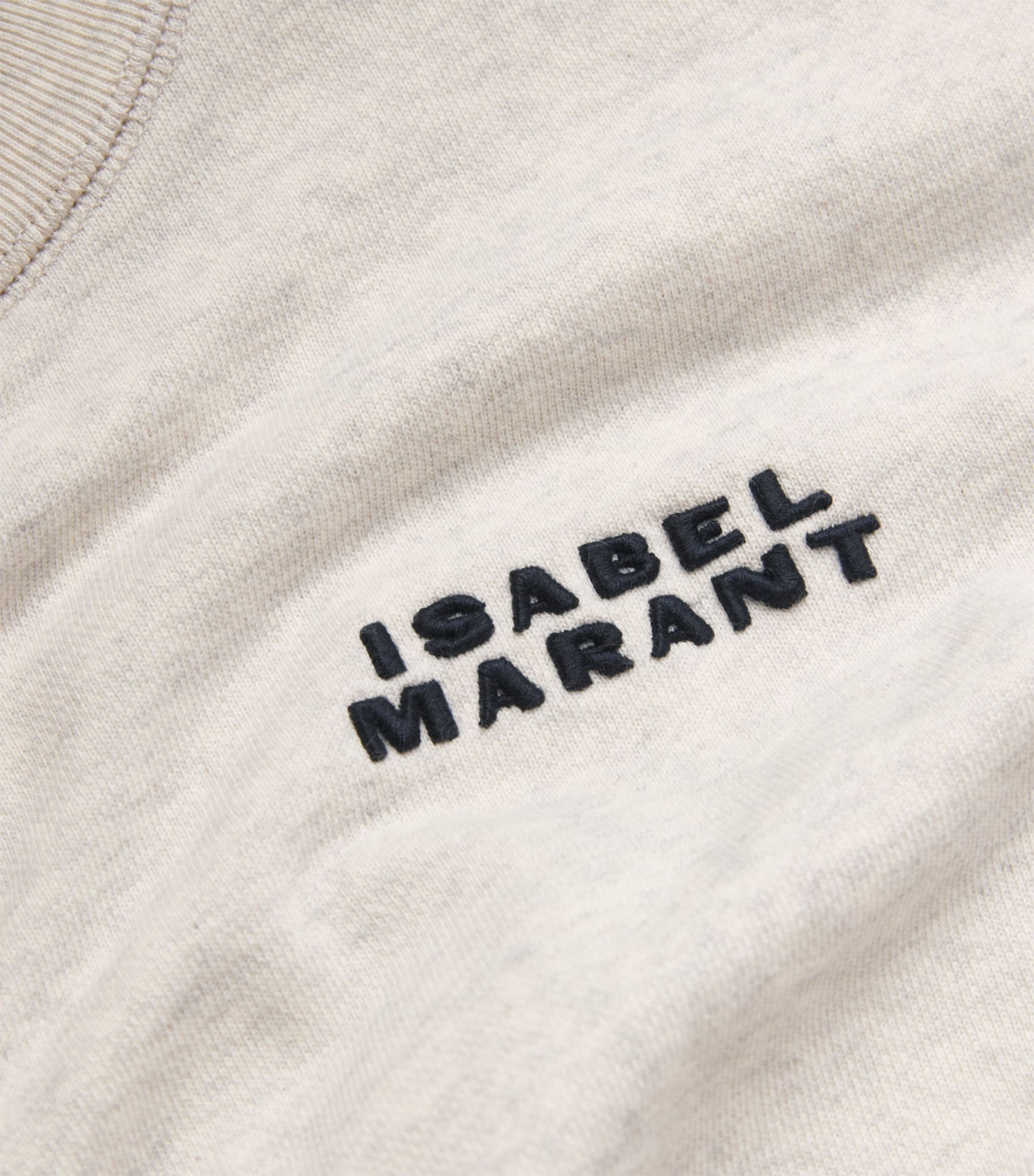 Ivory Cotton-Blend Shad Logo Sweatshirt