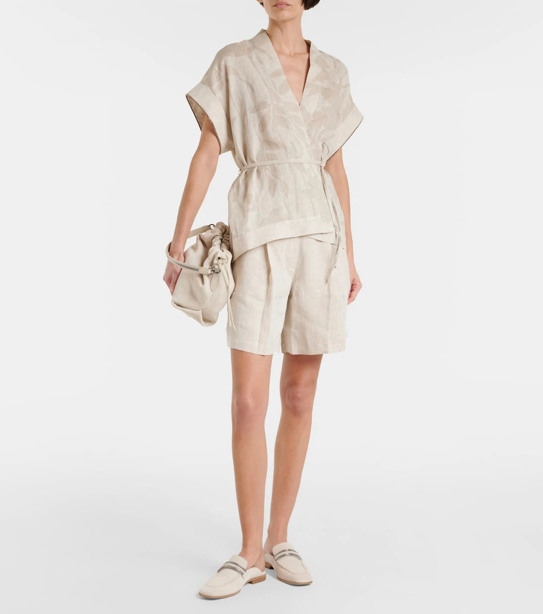 Brunello Cucinelli - Linen top