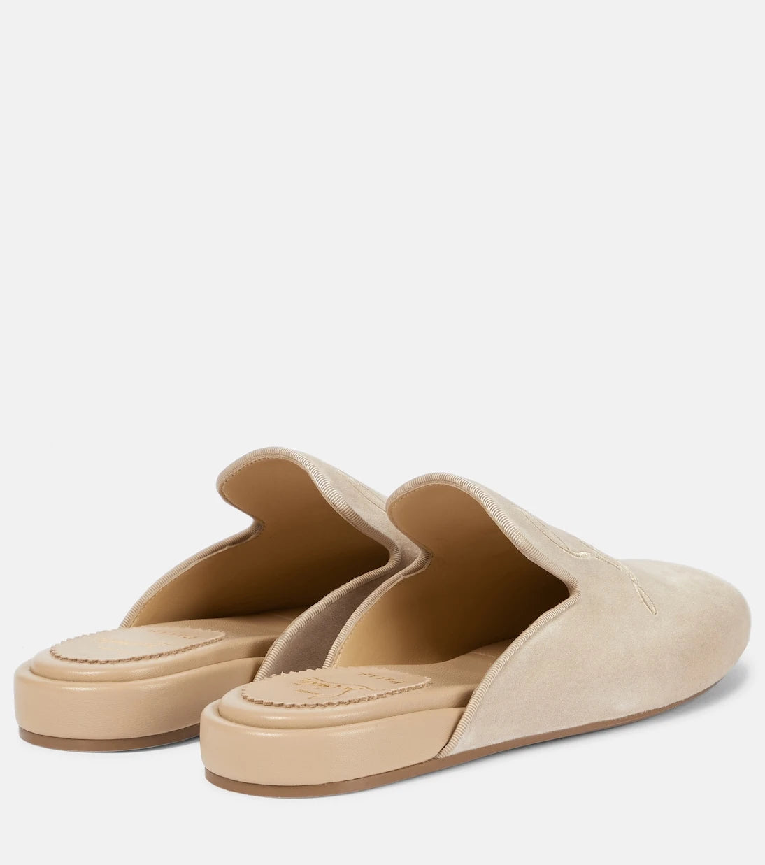 Christian Louboutin - Navy Coolito Donna suede slippers