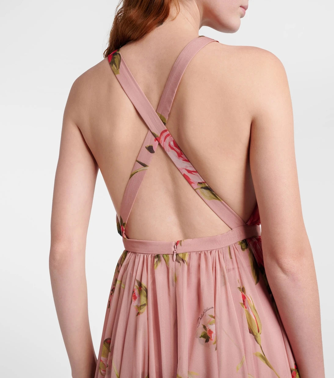 Dolce&Gabbana - Floral silk chiffon gown
