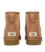 Beige Suede Mini Boots