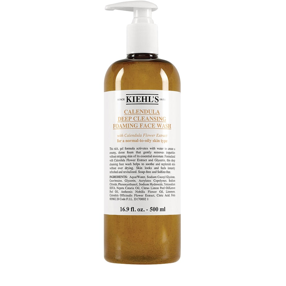 Kiehl's Calendula Deep Cleansing Foaming Facial Wash (500ml)
