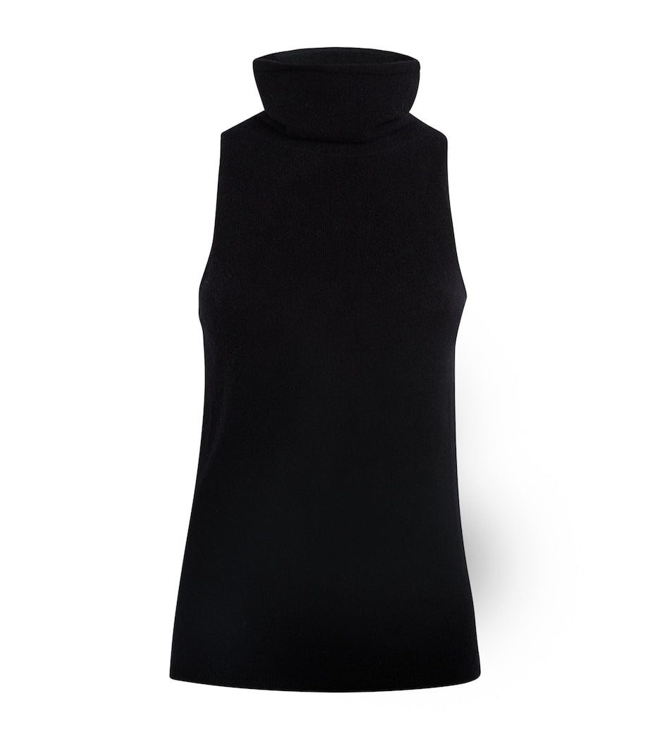 Cashmere Vida Sweater Vest BLACK