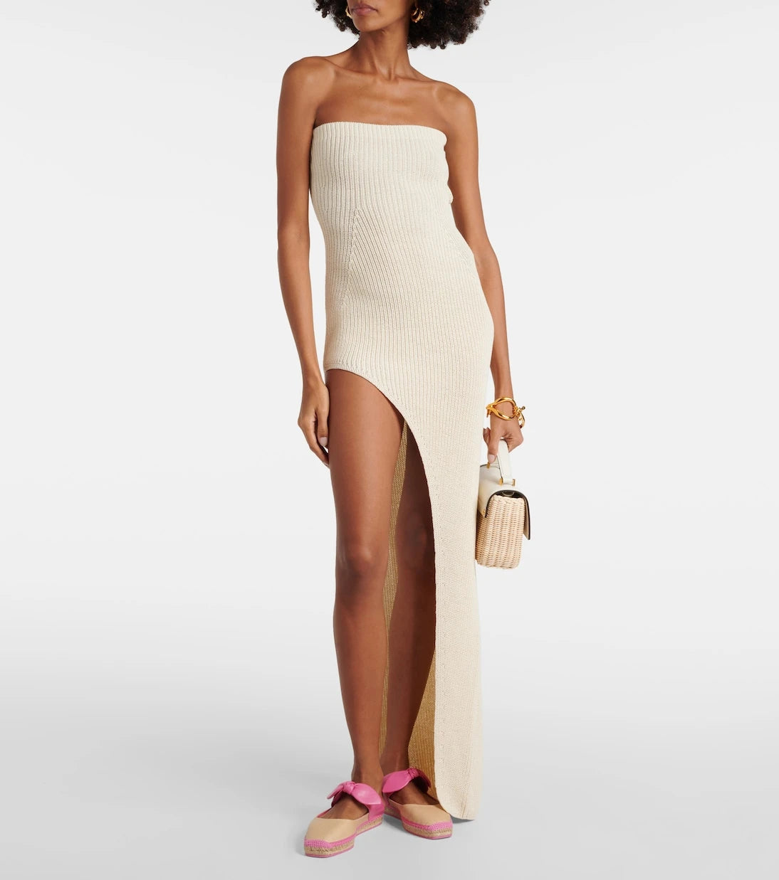 Jimmy Choo - Reka leather-trimmed espadrilles