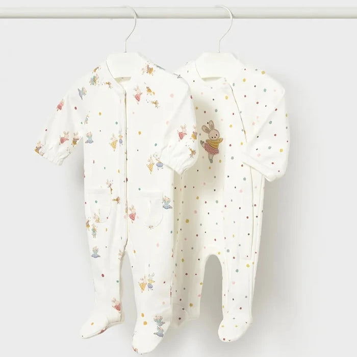 Mayoral Newborn bebek pamuklu uyku tulumu 2'li set