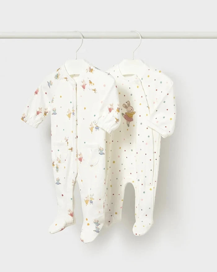 Mayoral Newborn bebek pamuklu uyku tulumu 2'li set