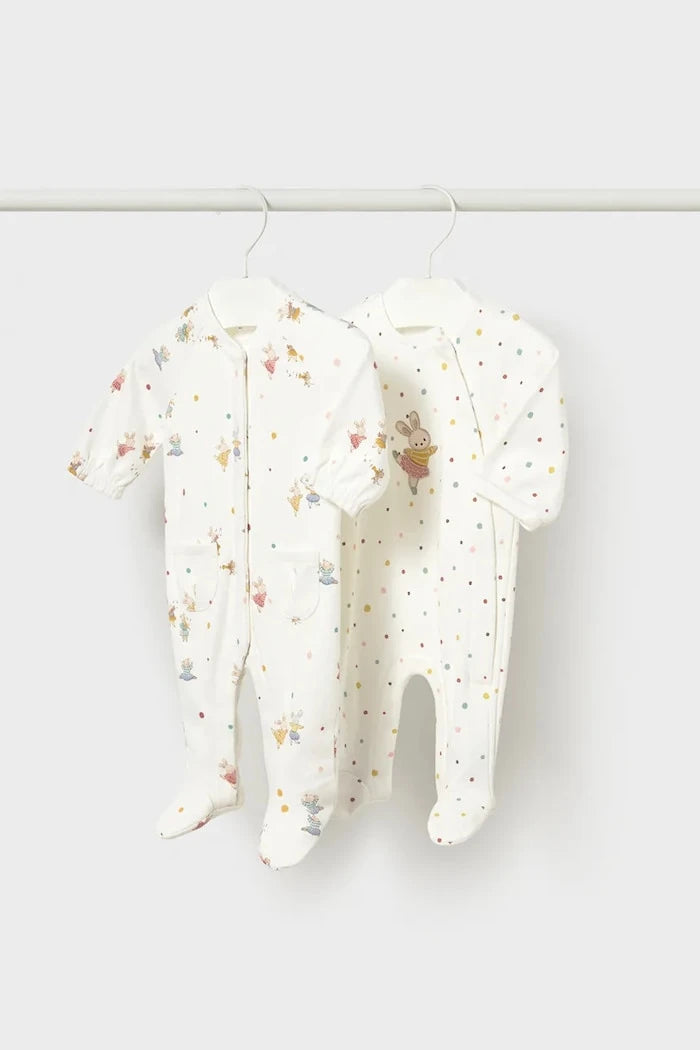 Mayoral Newborn bebek pamuklu uyku tulumu 2'li set