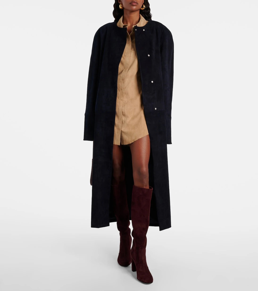 Stouls - Geraldine suede shirt dress