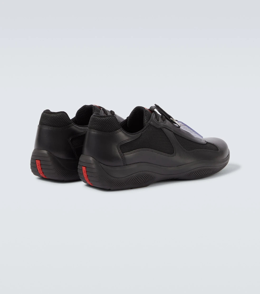 Prada - America's Cup leather-trimmed sneakers