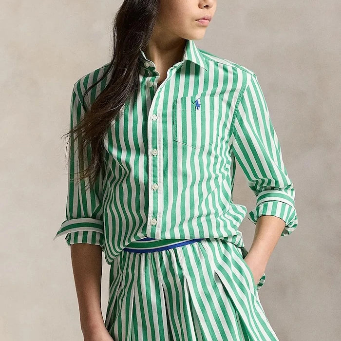 Детска памучна риза Polo Ralph Lauren