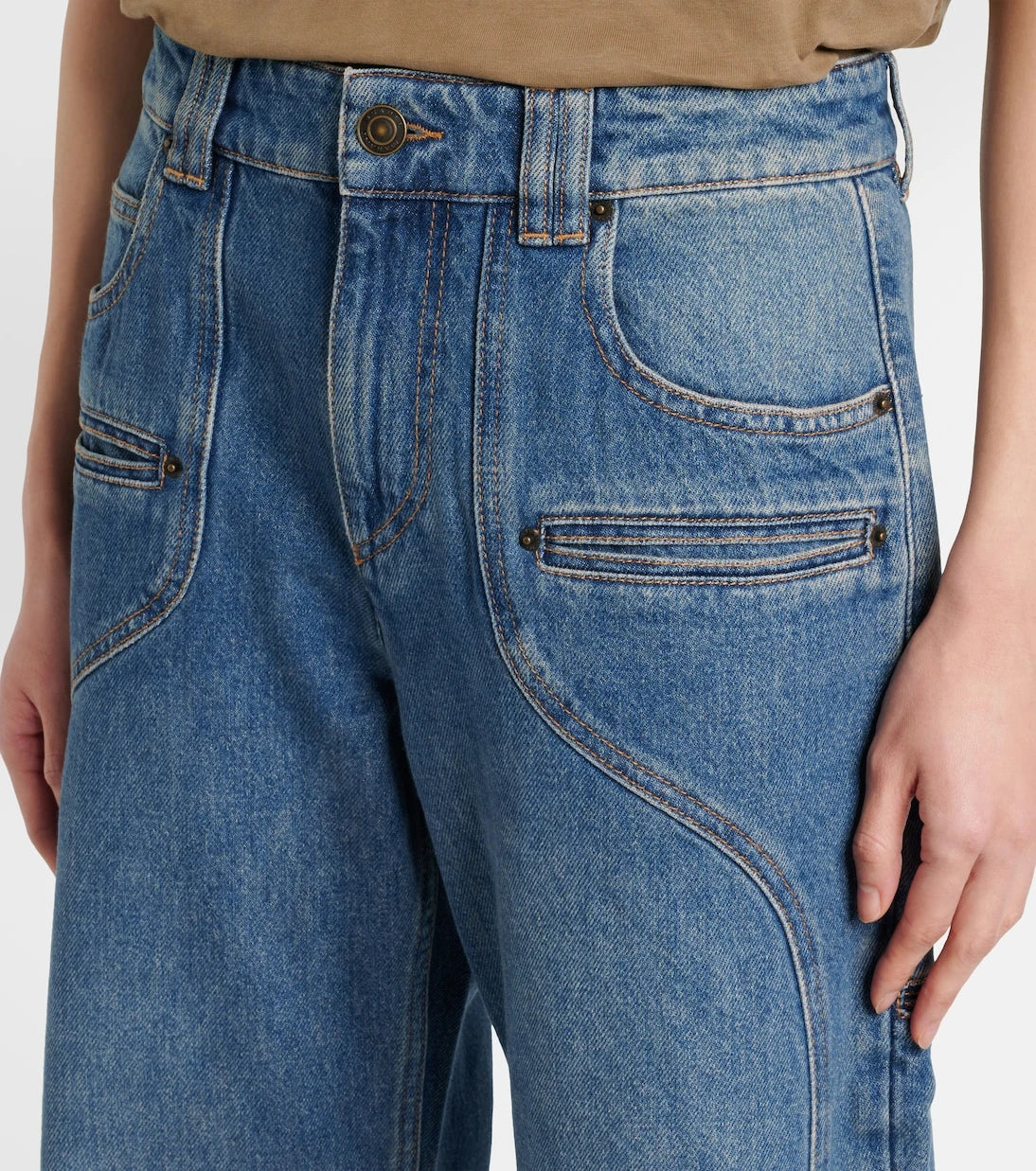 Isabel Marant - Betiane wide-leg jeans