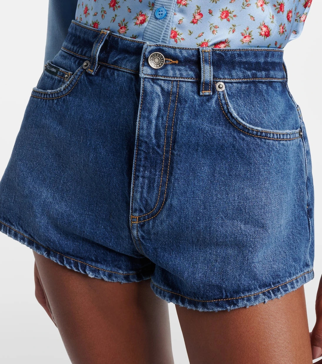 Dolce&Gabbana - Denim micro shorts