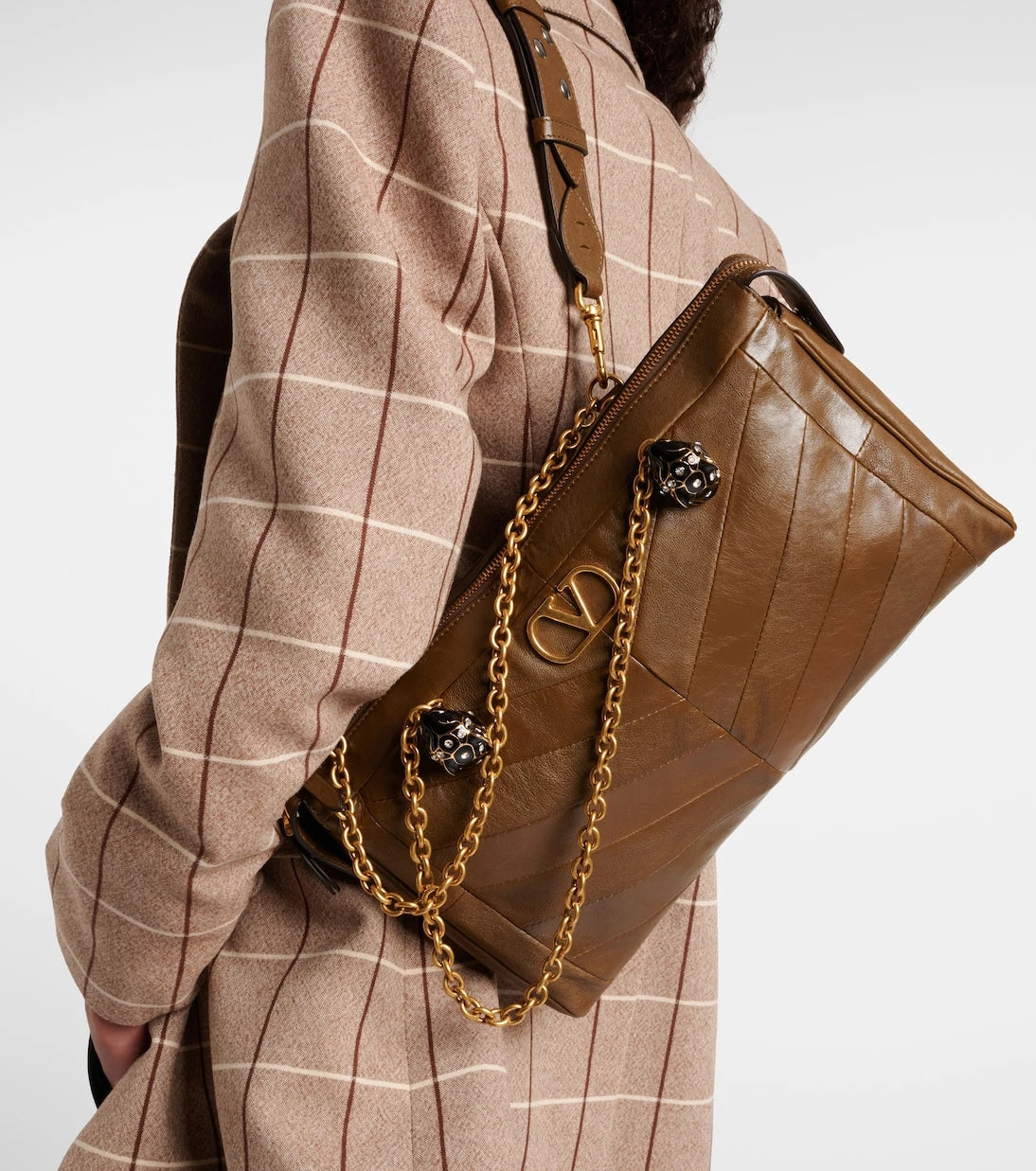 Valentino Garavani - Panthea Medium leather tote bag