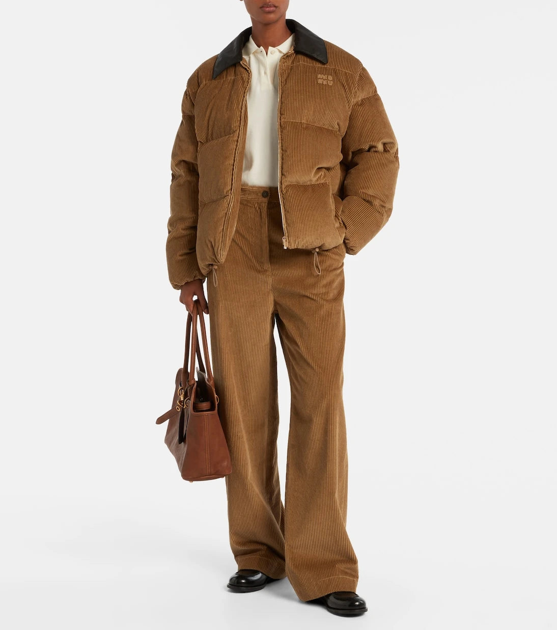 Miu Miu - Cotton corduroy down jacket