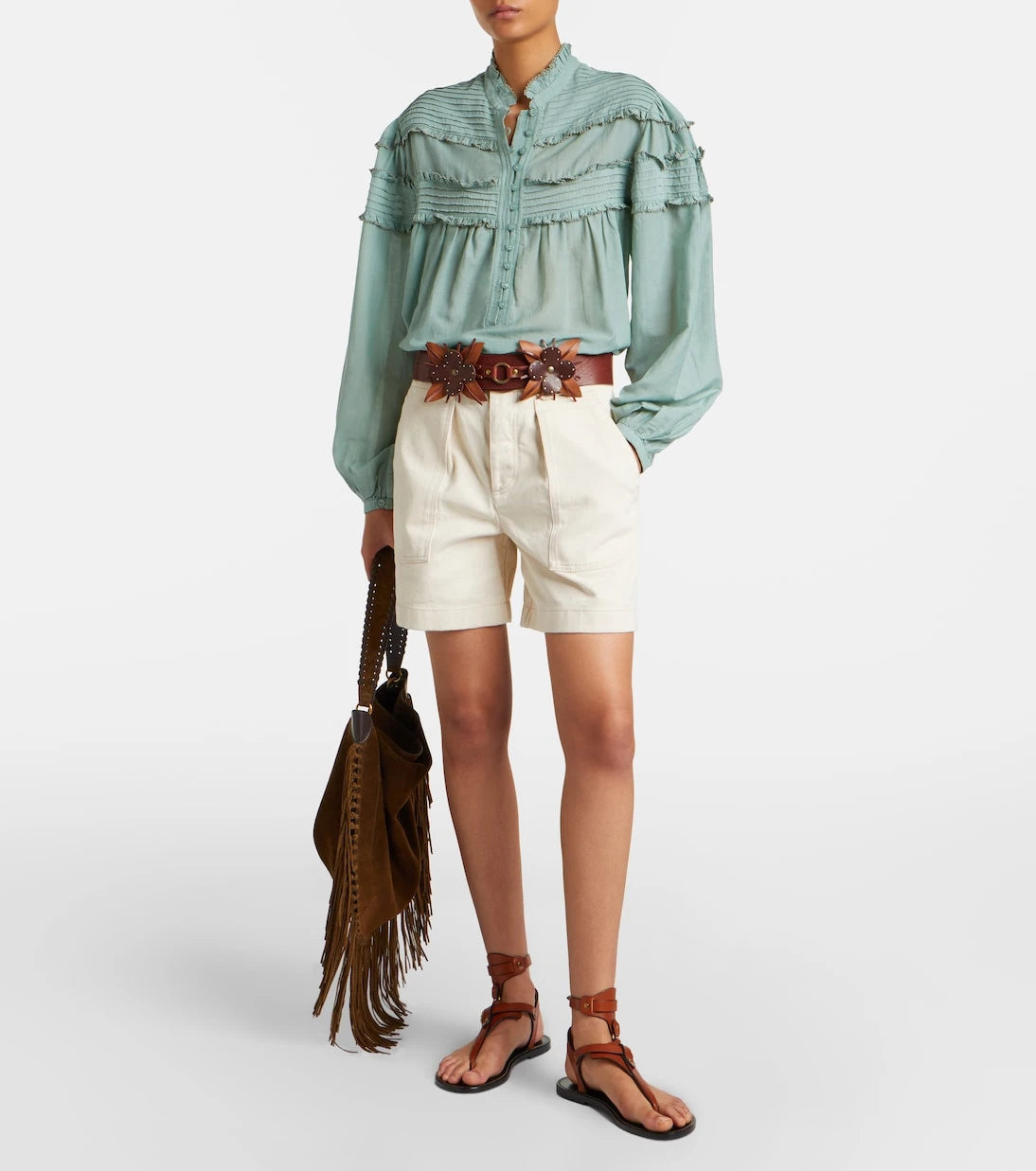 Marant Etoile - Eveja cotton shorts
