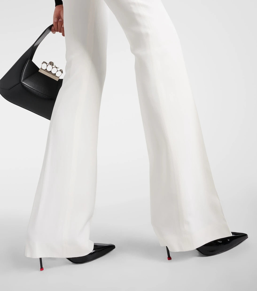 McQueen - Normal belli İspanyol paça pantolon