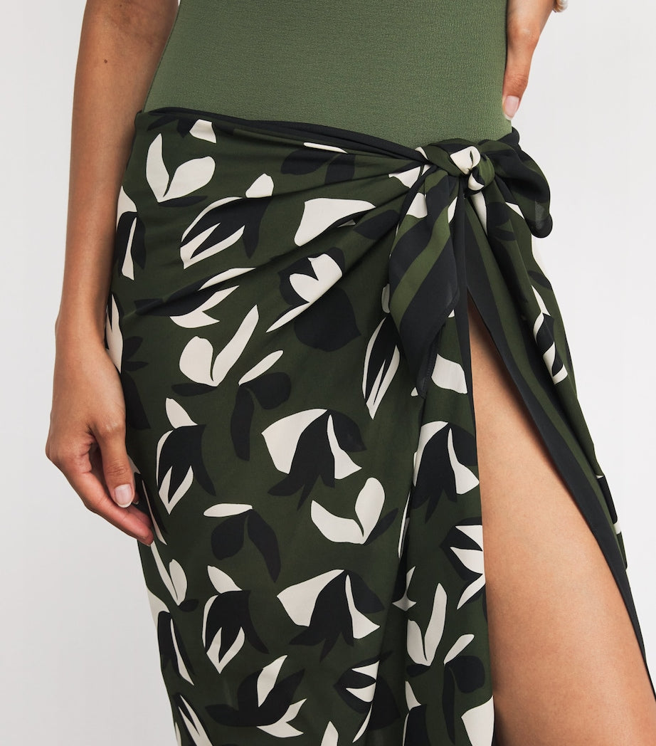 Matteau Multi Silk Printed Sarong