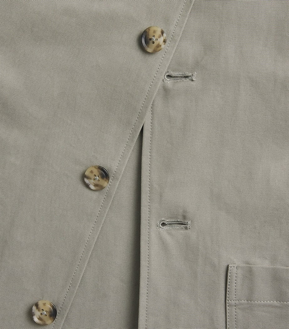 Green Cotton Overshirt