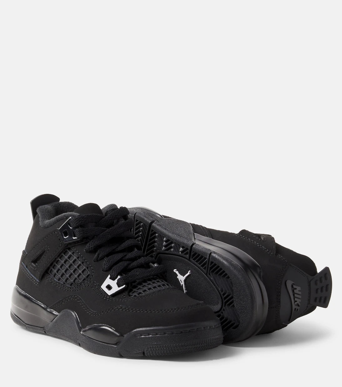Nike Kids - Jordan 4 Retro leather sneakers