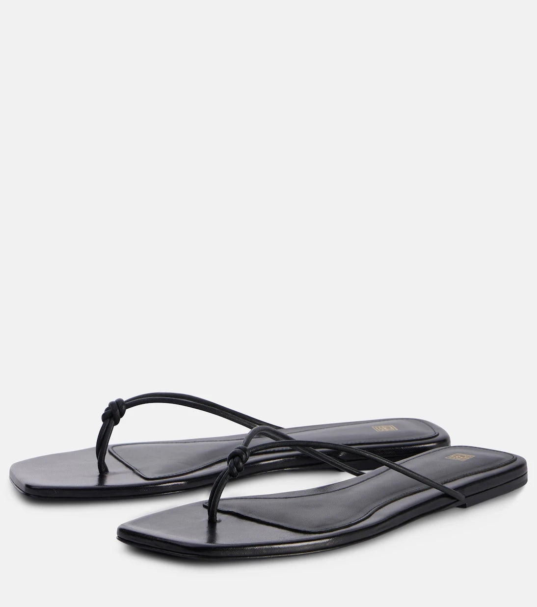 Toteme - The Knot leather thong sandals