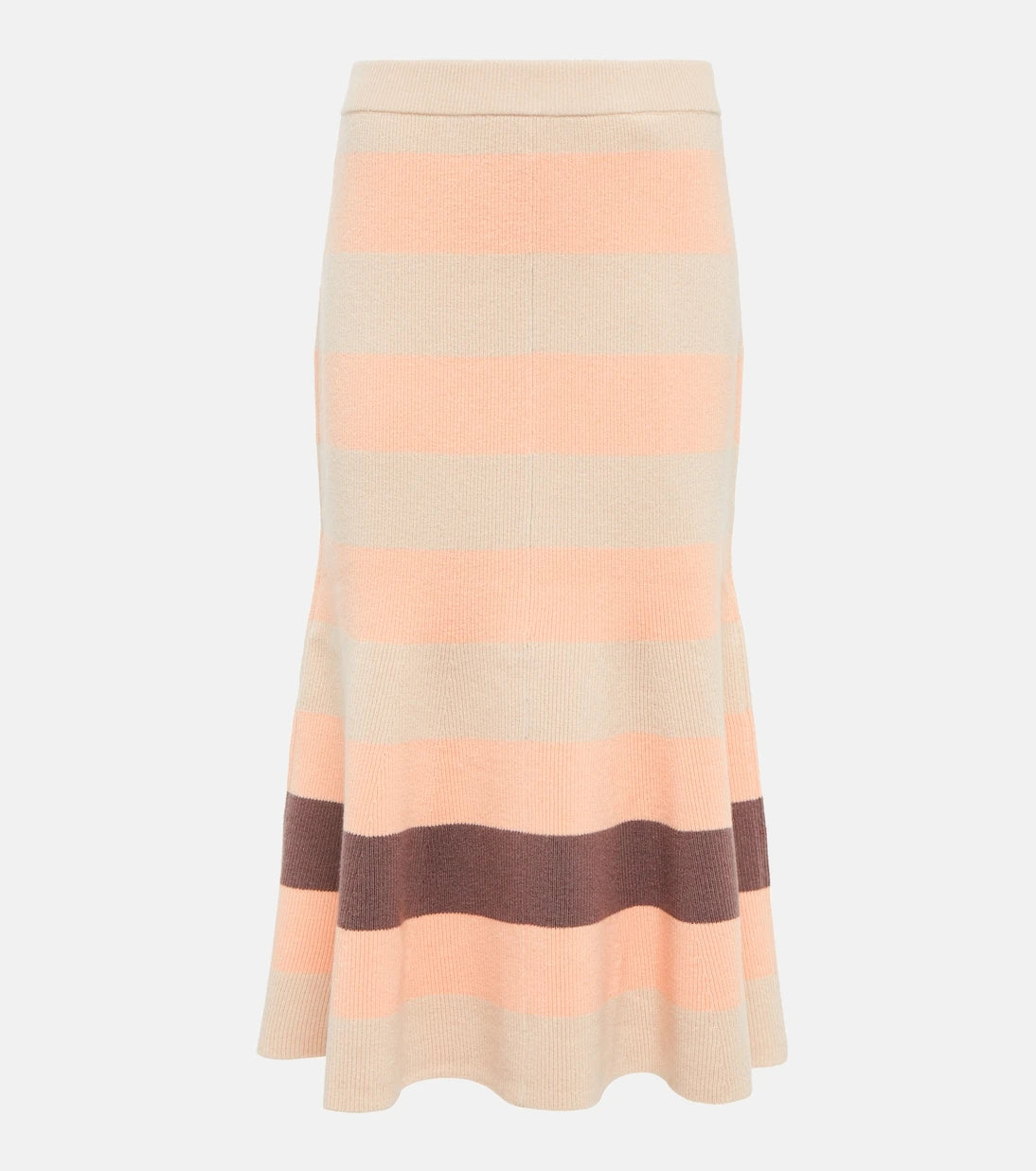 Joseph - Ribbed–knit midi skirt