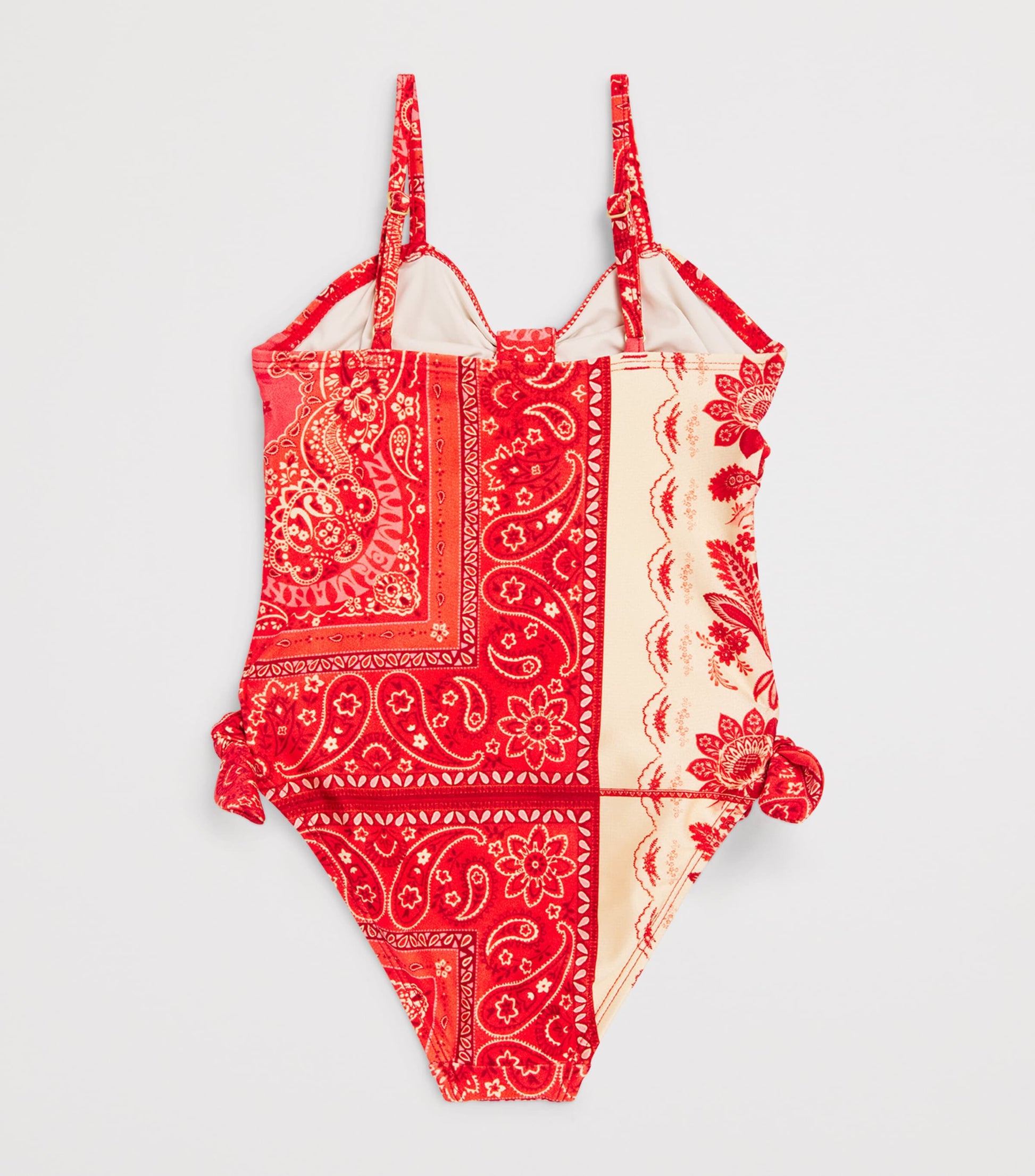 Zimmermann Kids Printed Tie Front Lucky Swimsuit (2-12 Years)
