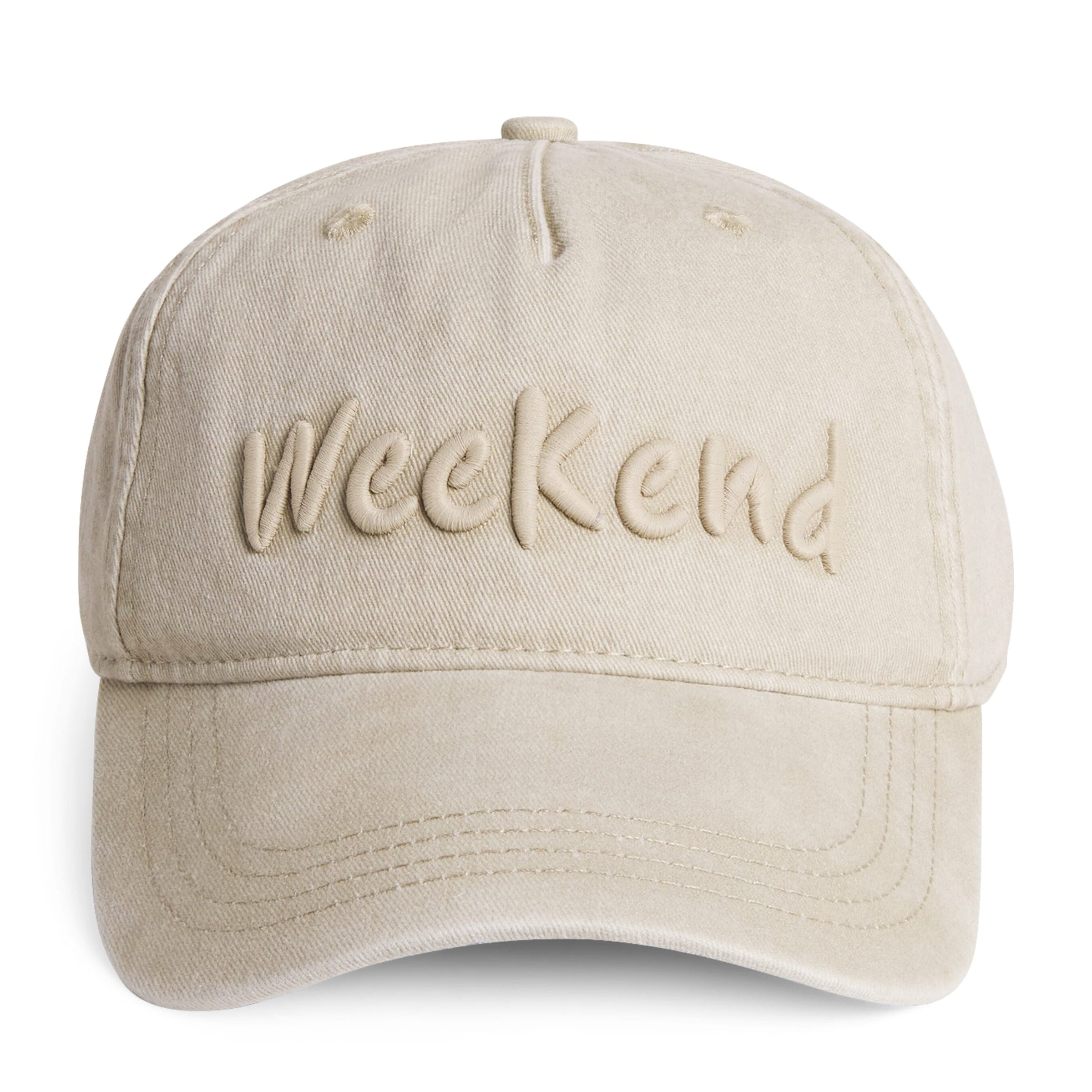 Yellow Cotton Canvas Logo Baseball Cap