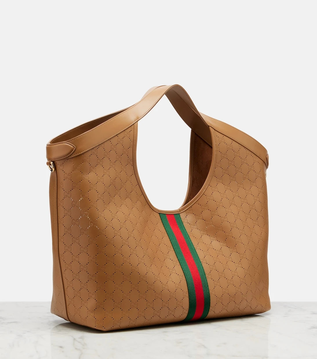 Gucci - Gucci Giglio Large leather tote bag