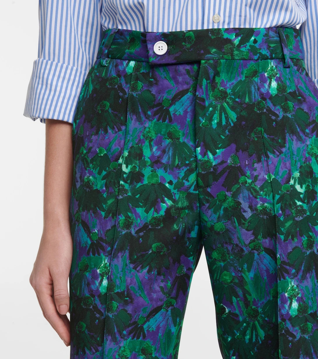 Plan C - Cropped floral pants