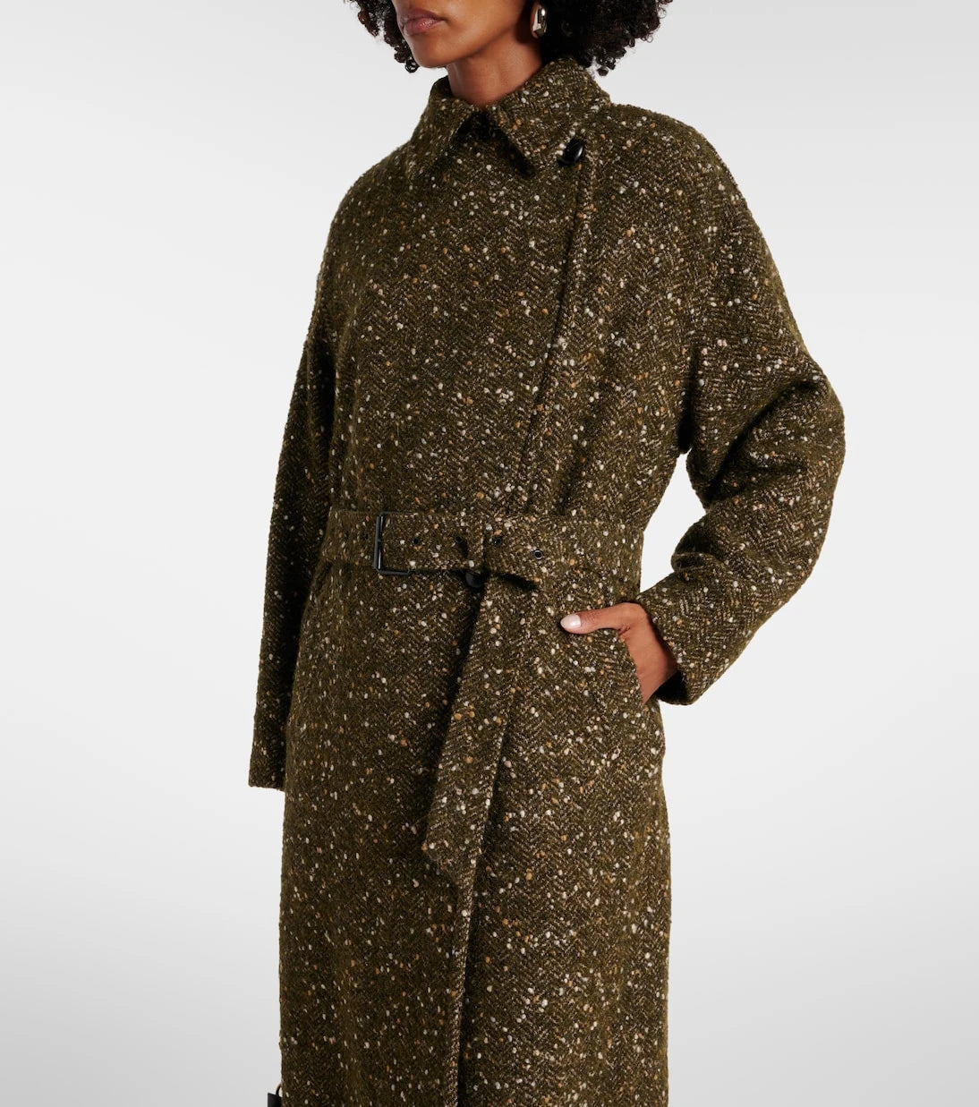 Marant Etoile - Horia wool-blend wrap coat