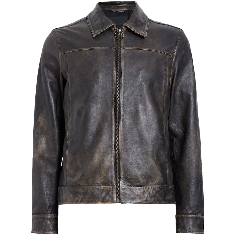 Black Alkan Leather Jacket