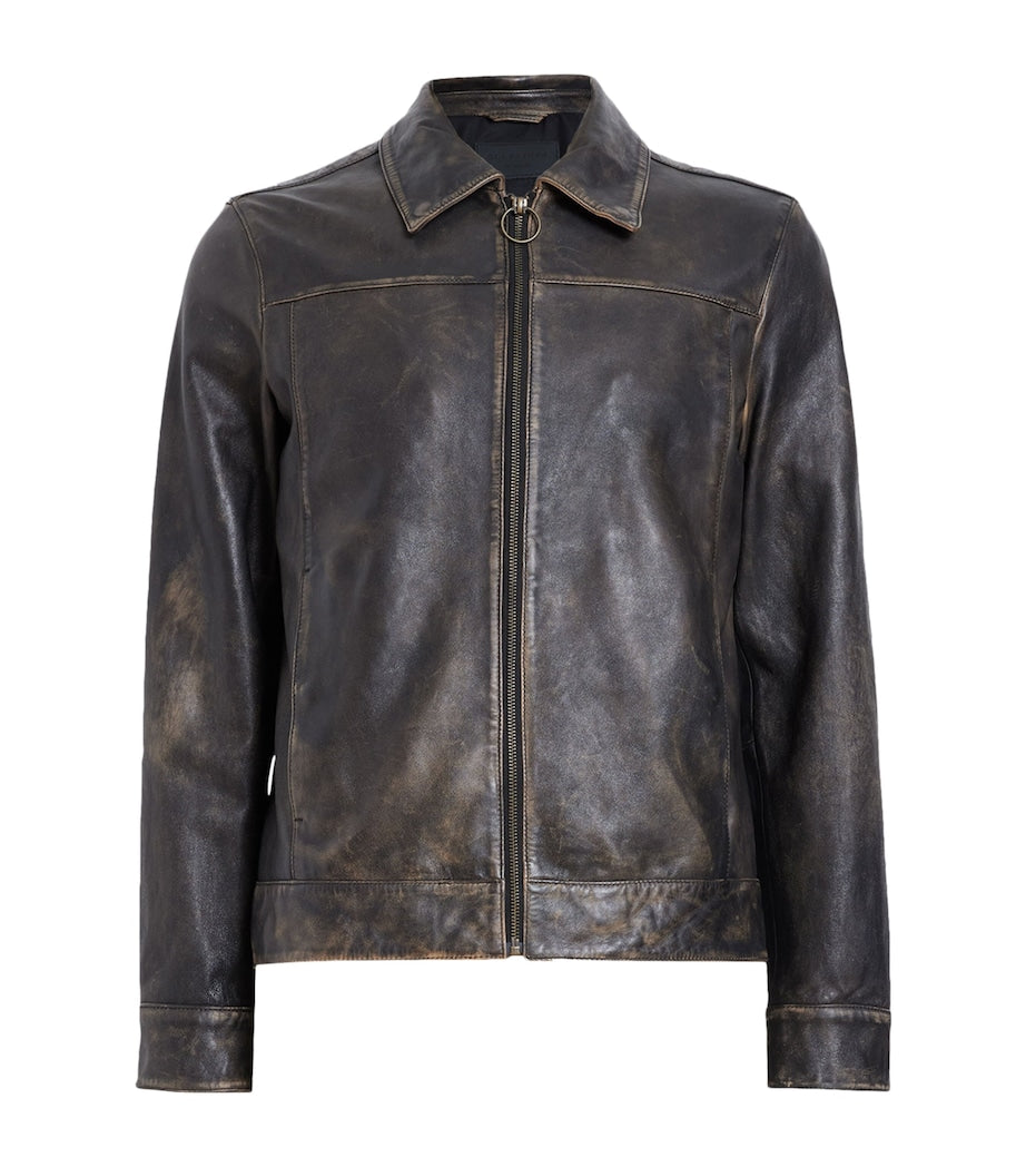Black Alkan Leather Jacket