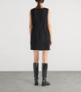 Prada Black Wool Natté Sleeveless Mini Dress