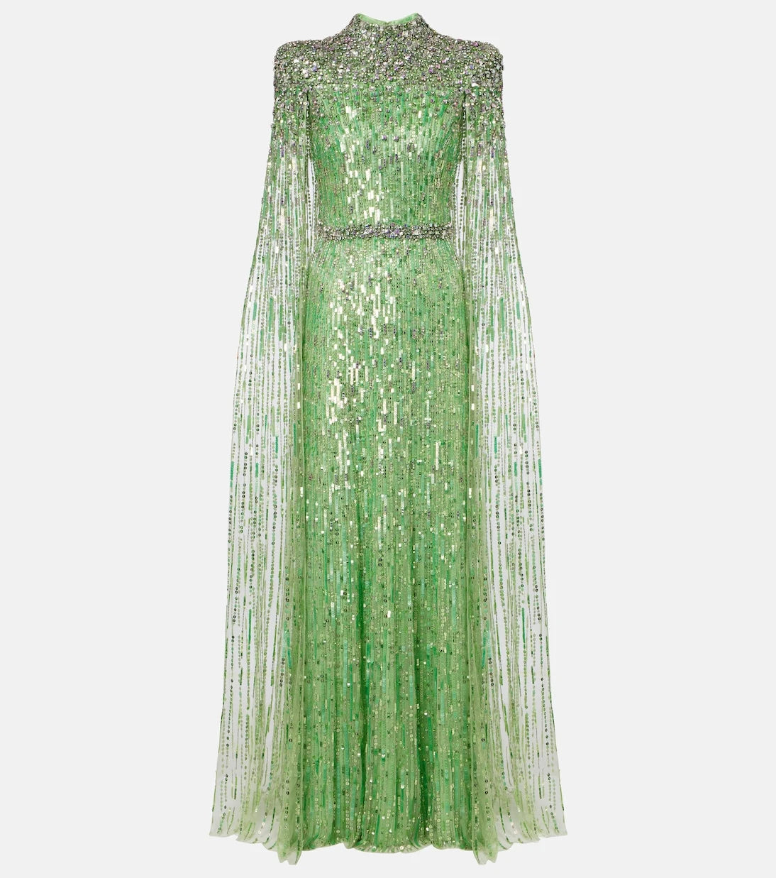 Jenny Packham - Opera embellished caped gown