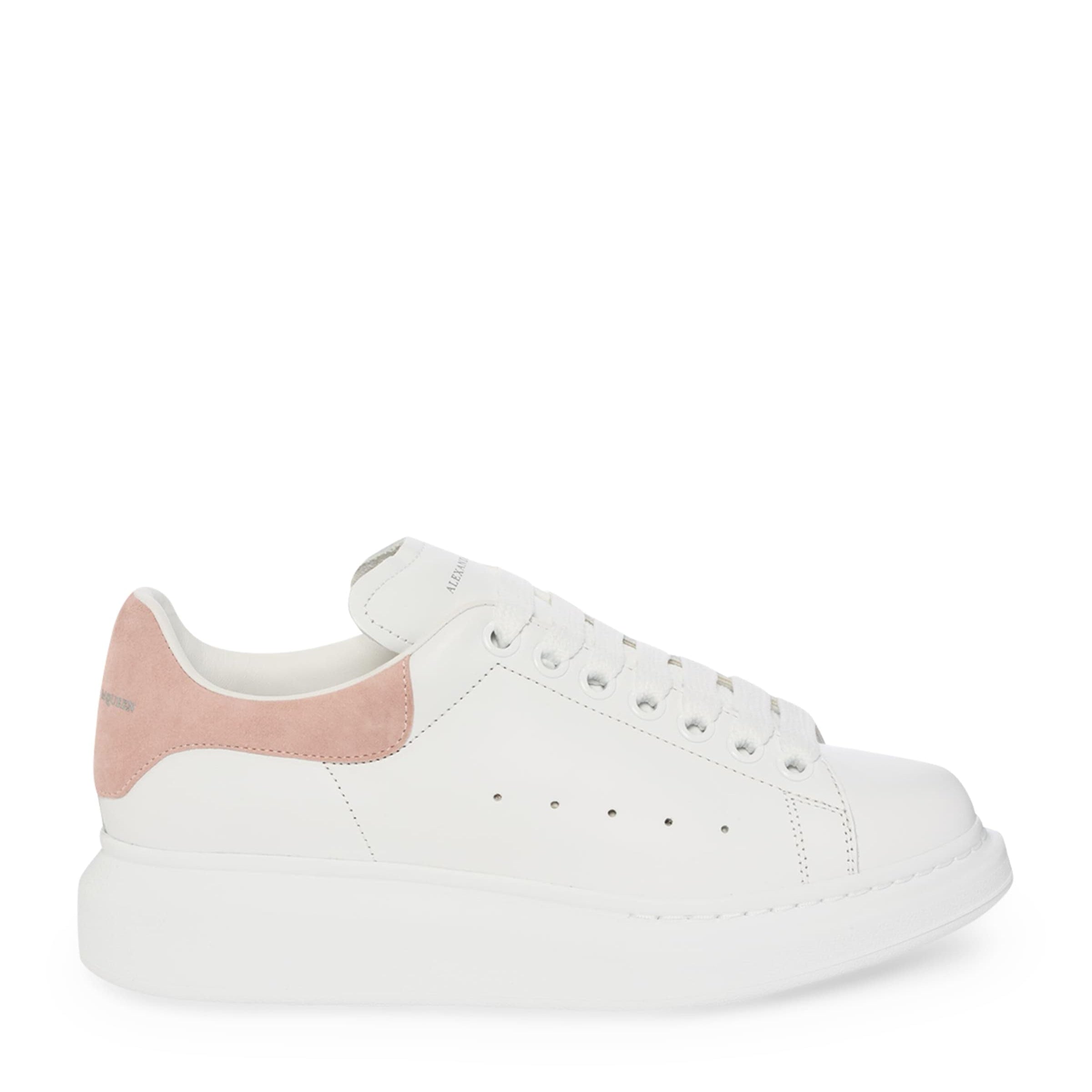 McQueen White Leather Oversized Sneakers