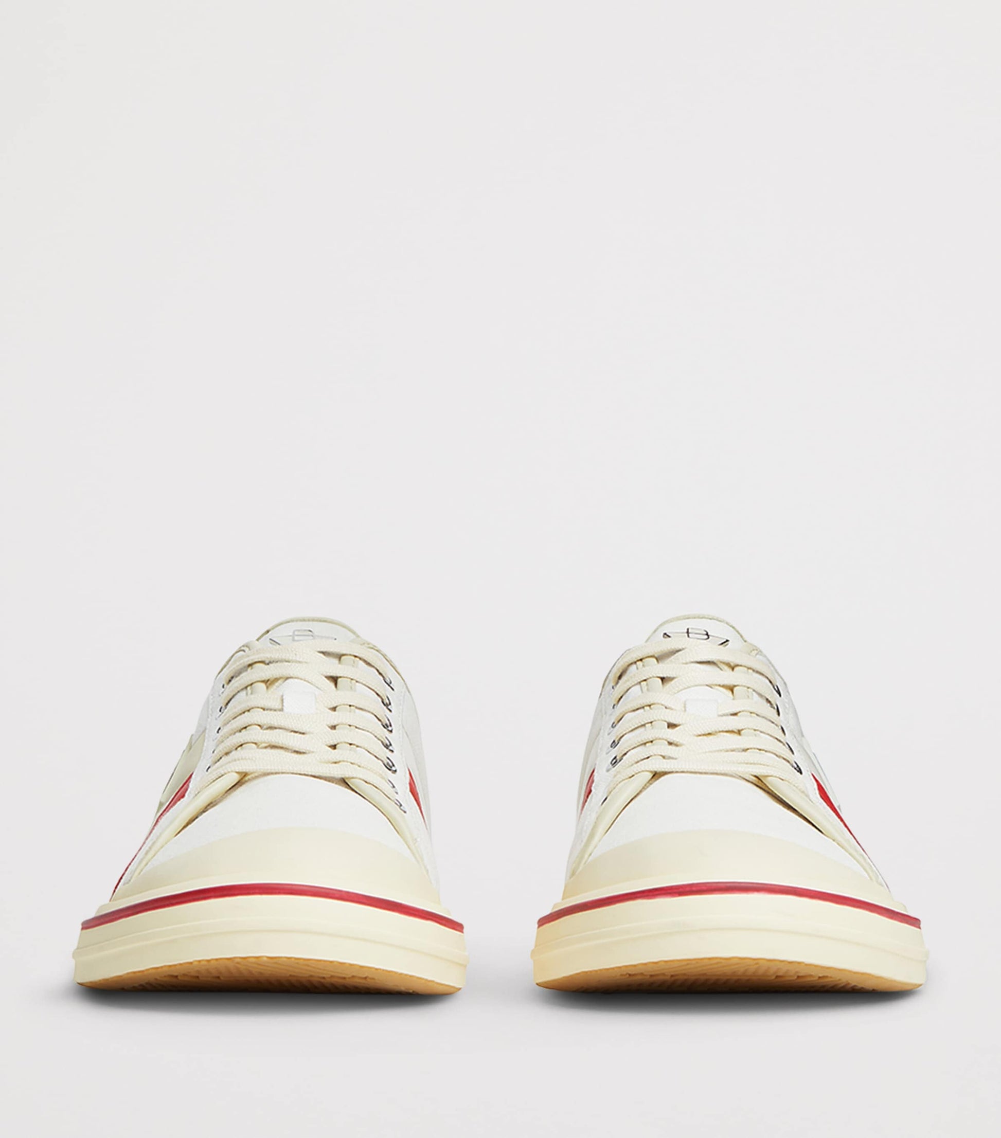 Canvas Leather-Trim Eliot Low-Top Sneakers