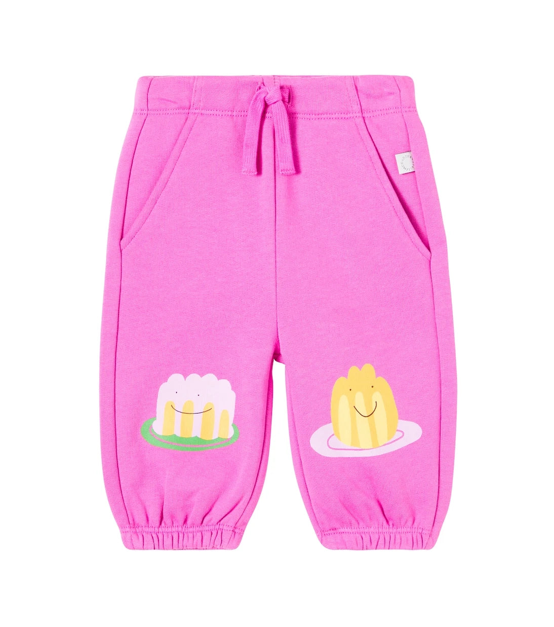 Stella McCartney Kids - سروال رياضي مطبوع من القطن للأطفال الرضع