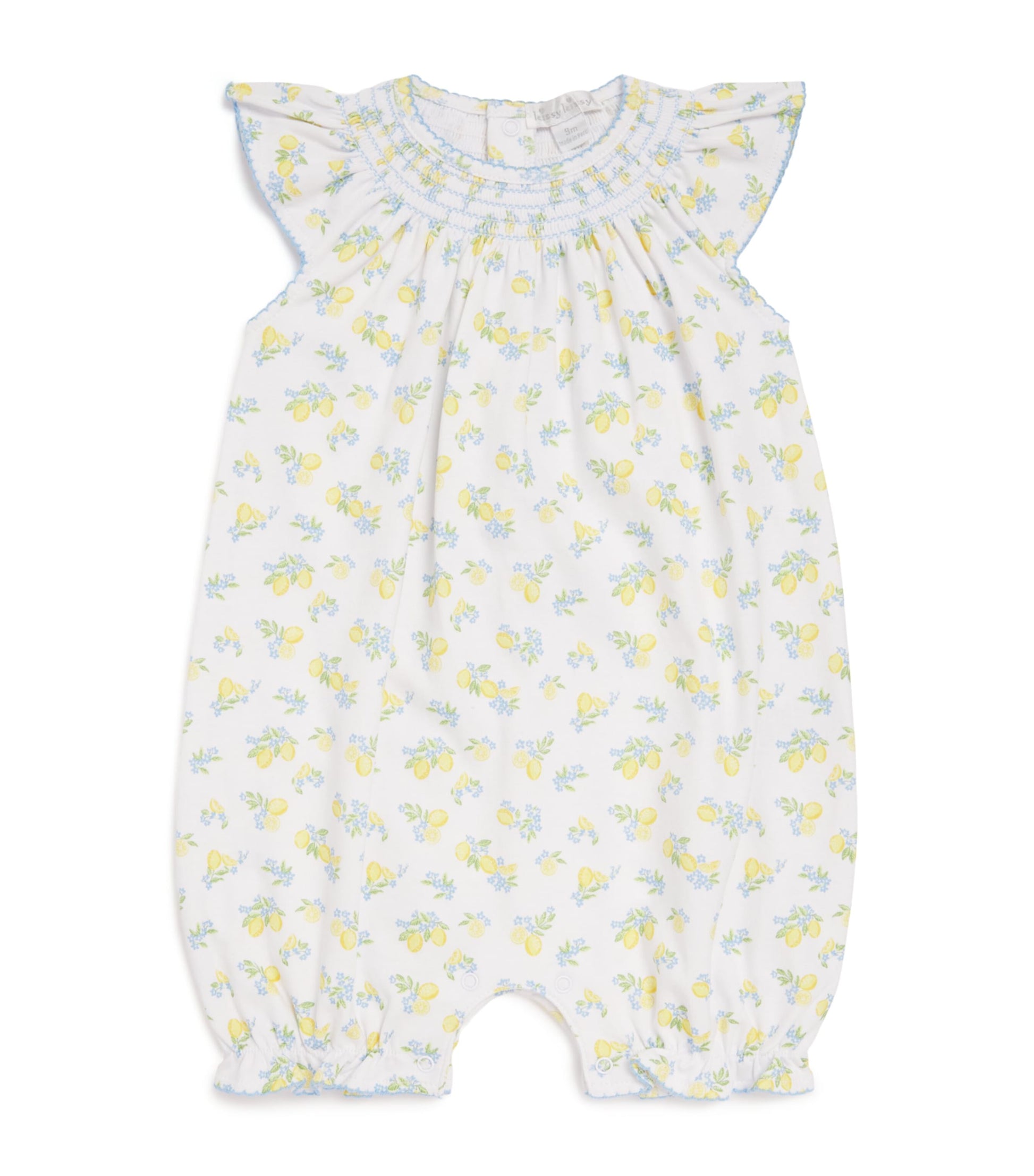Pima Cotton Lemon Blossom Playsuit (9 Months)
