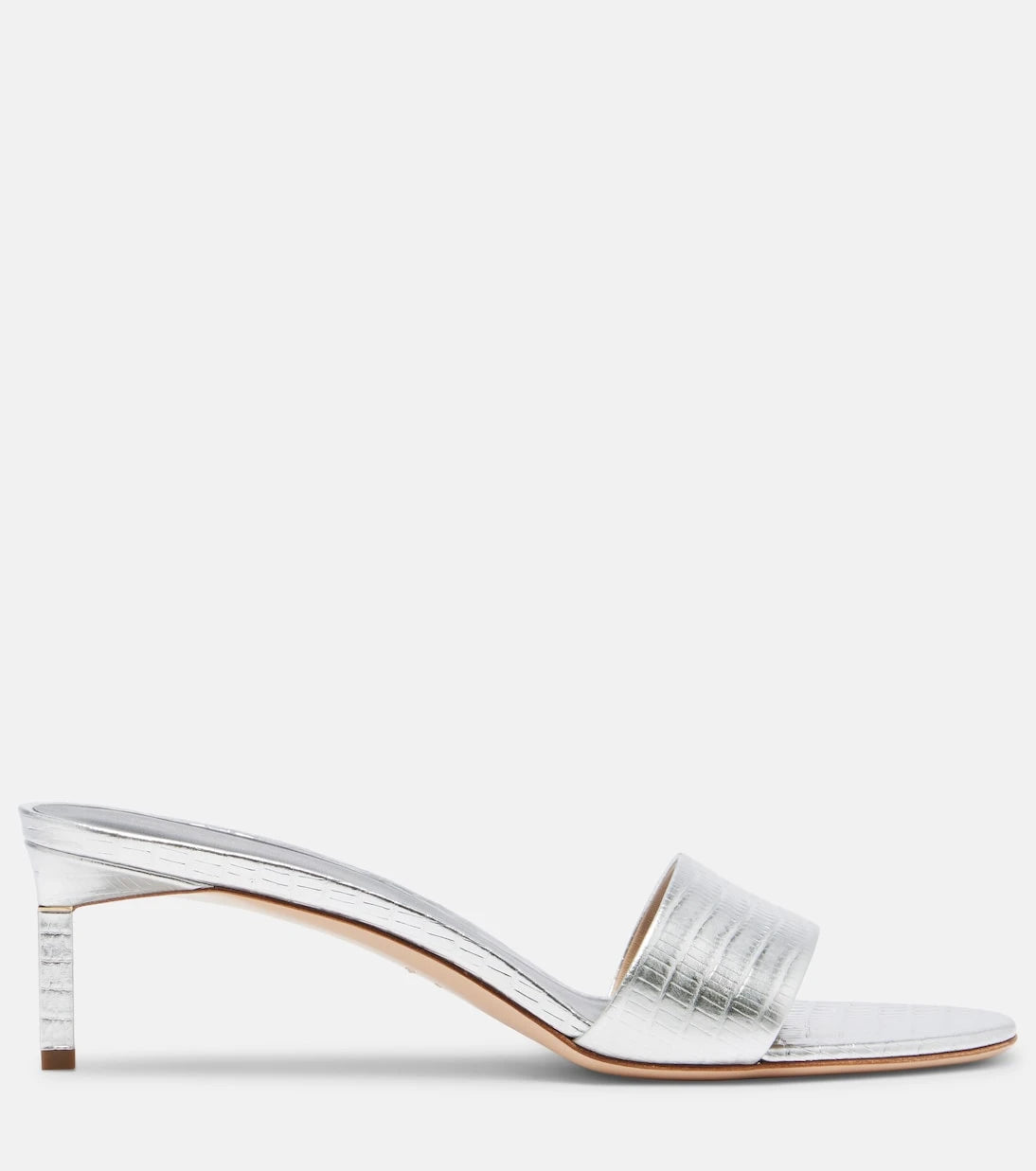 Tom Ford - 55 metallic leather mules